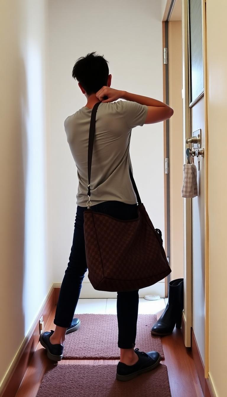 Bag Over The Shoulder example frame