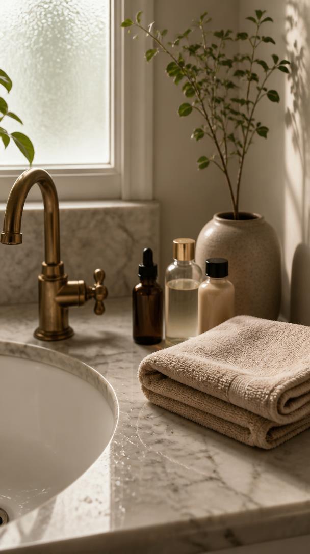 Bathroom Counter Display example frame