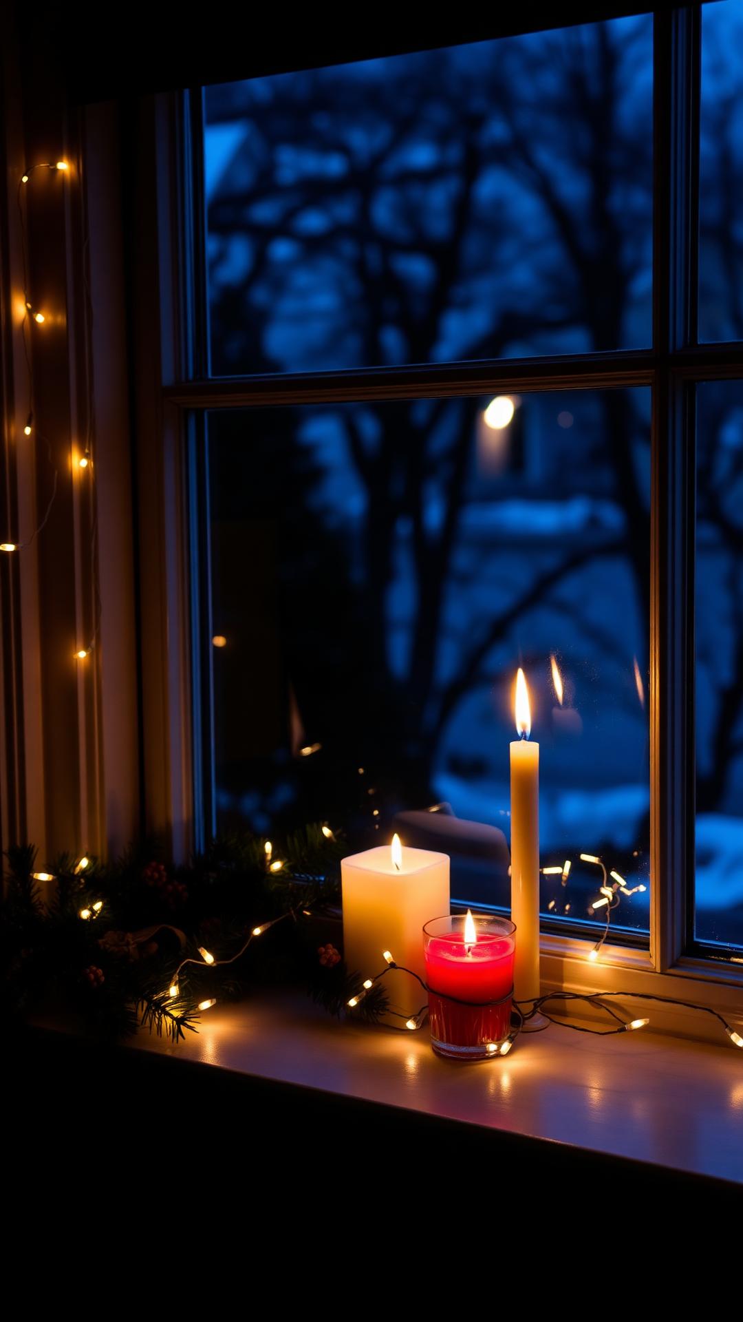 Candle Window Glow example frame