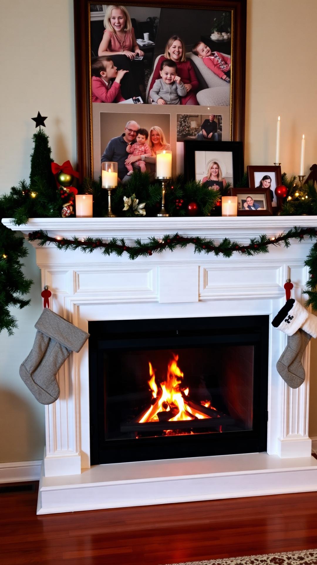 Mantel Vignette example frame