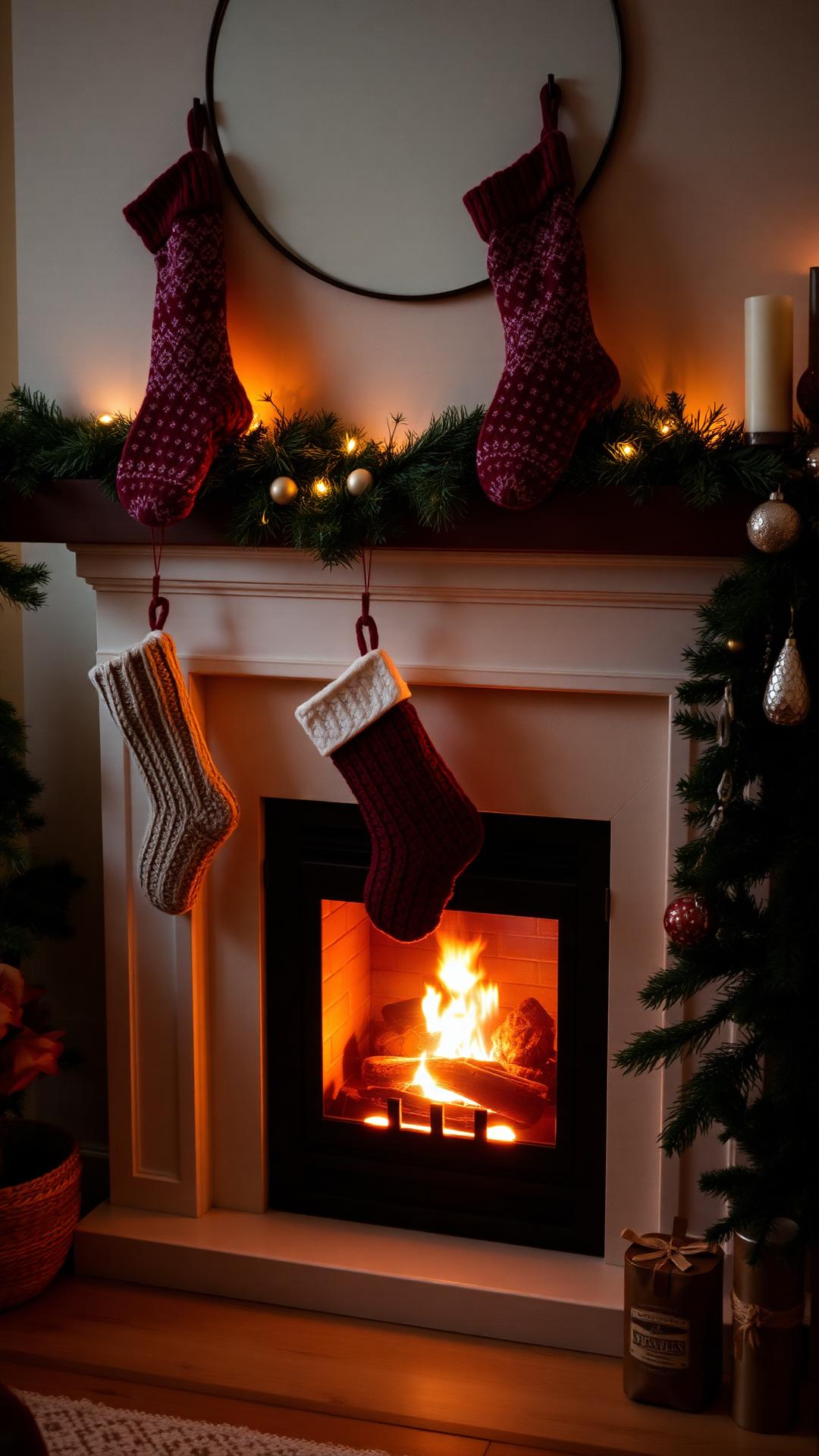 Stockings By The Fire example frame