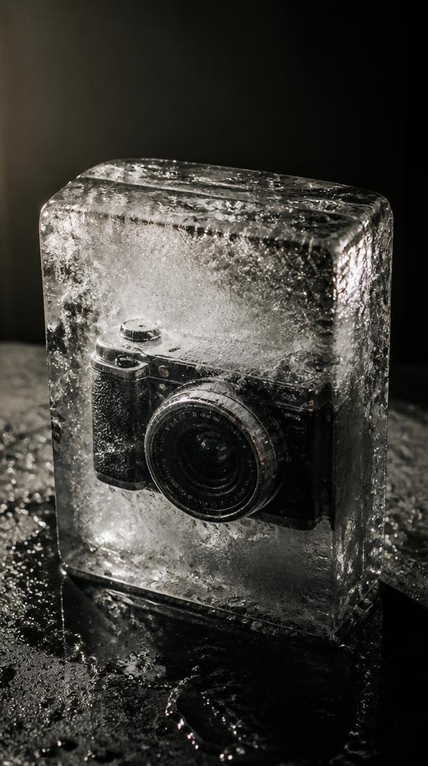 Ice Block Reveal example frame